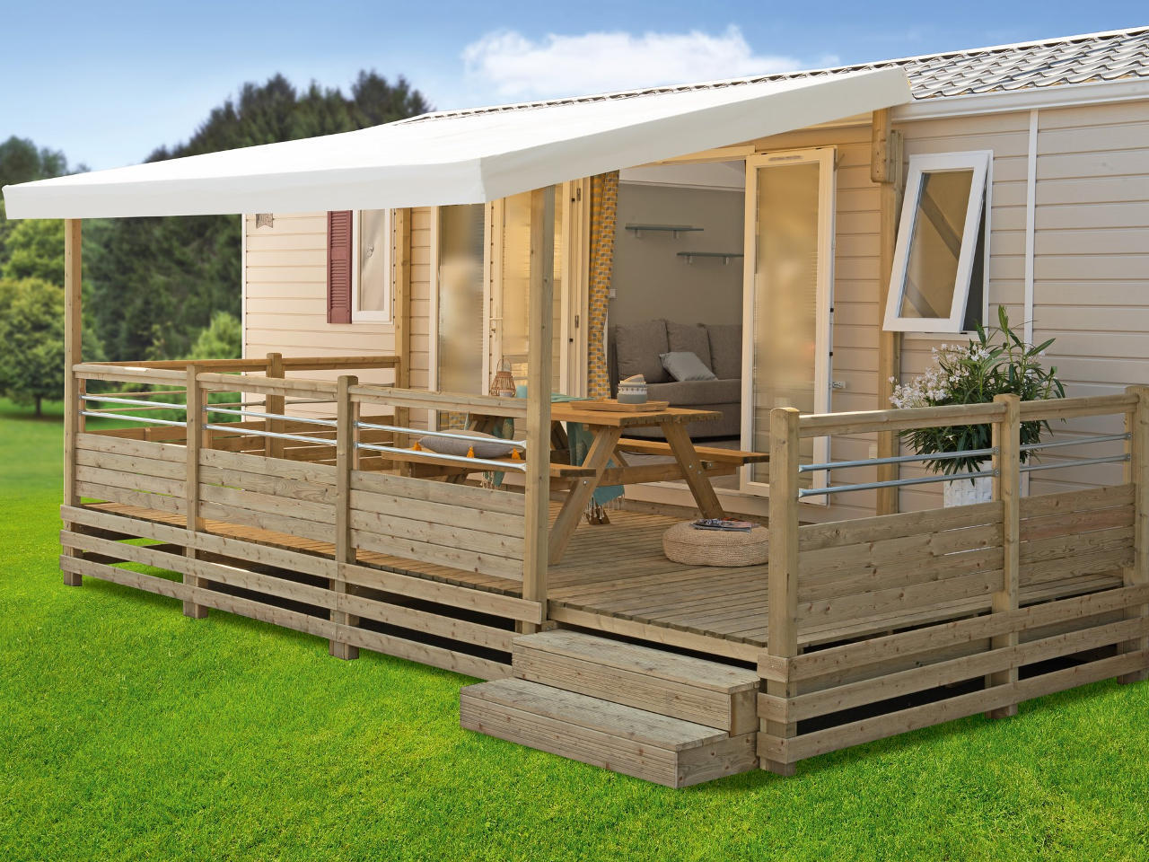 Terrasse Classique couverte Clairval